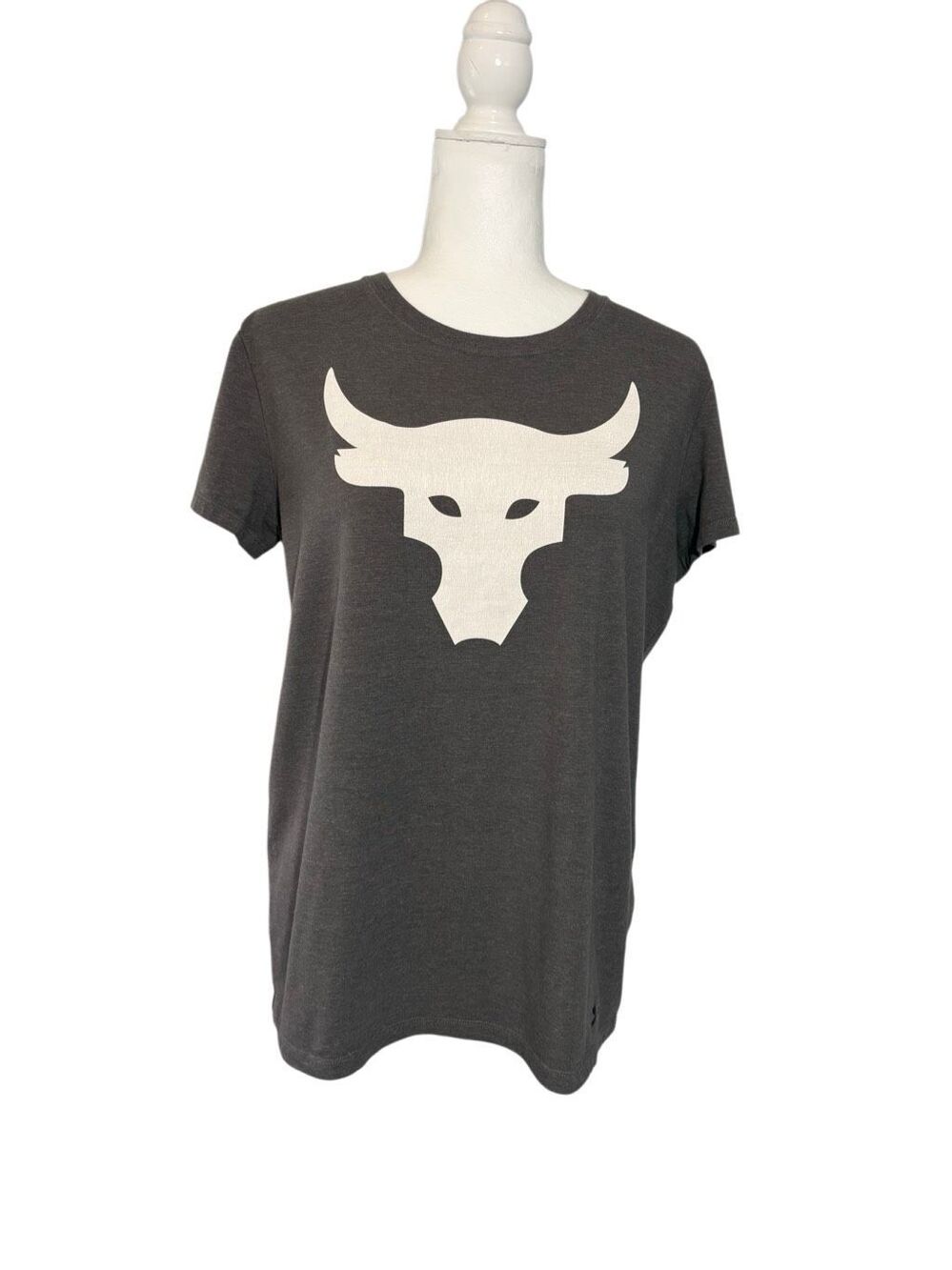 Under Armour Project Rock Brahma Bull gray t-shirt - M